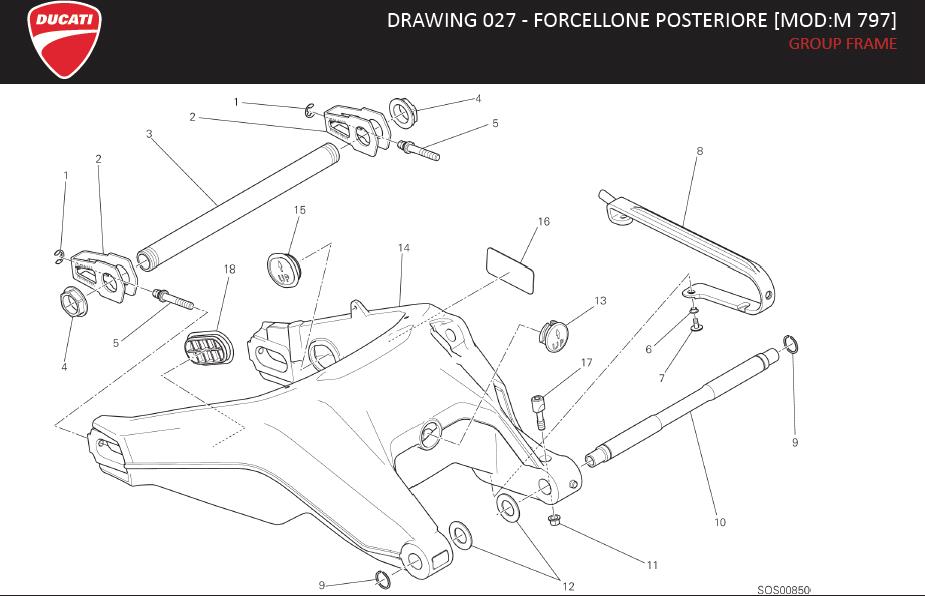 18DRAWING 027 - FORCELLONE POSTERIORE [MOD:M 797]; GROUP FRAMEhttps://images.simplepart.com/images/parts/ducati/fullsize/MONSTER797_EN_US_MY17102.jpg