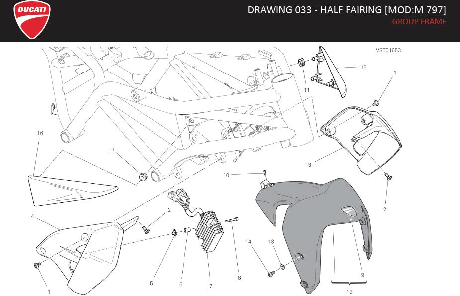 4DRAWING 033 - HALF FAIRING [MOD:M 797]; GROUP FRAMEhttps://images.simplepart.com/images/parts/ducati/fullsize/MONSTER797_EN_US_MY17112.jpg