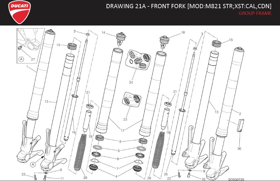 22DRAWING 21A - FRONT FORK [MOD:M821 STR;XST:CAL,CDN]; GROUP FRAMEhttps://images.simplepart.com/images/parts/ducati/fullsize/MONSTER821STRIPE_EN_USA_MY17128.jpg