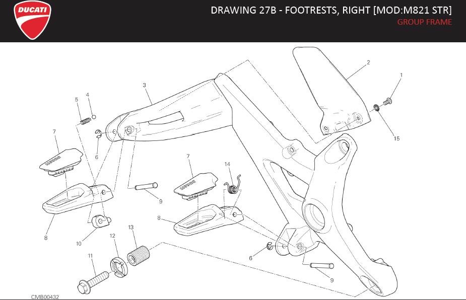 8DRAWING 27B - FOOTRESTS, RIGHT [MOD:M821 STR]; GROUP FRAMEhttps://images.simplepart.com/images/parts/ducati/fullsize/MONSTER821STRIPE_EN_USA_MY17136.jpg