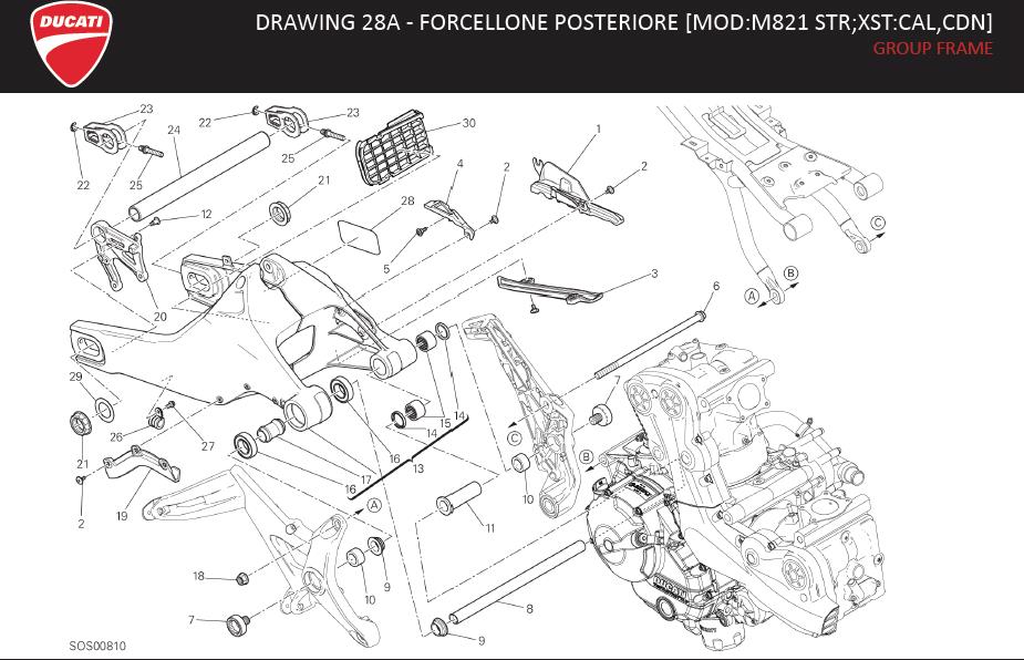 13DRAWING 28A - FORCELLONE POSTERIORE [MOD:M821 STR;XST:CAL,CDN]; GROUP FRAMEhttps://images.simplepart.com/images/parts/ducati/fullsize/MONSTER821STRIPE_EN_USA_MY17138.jpg