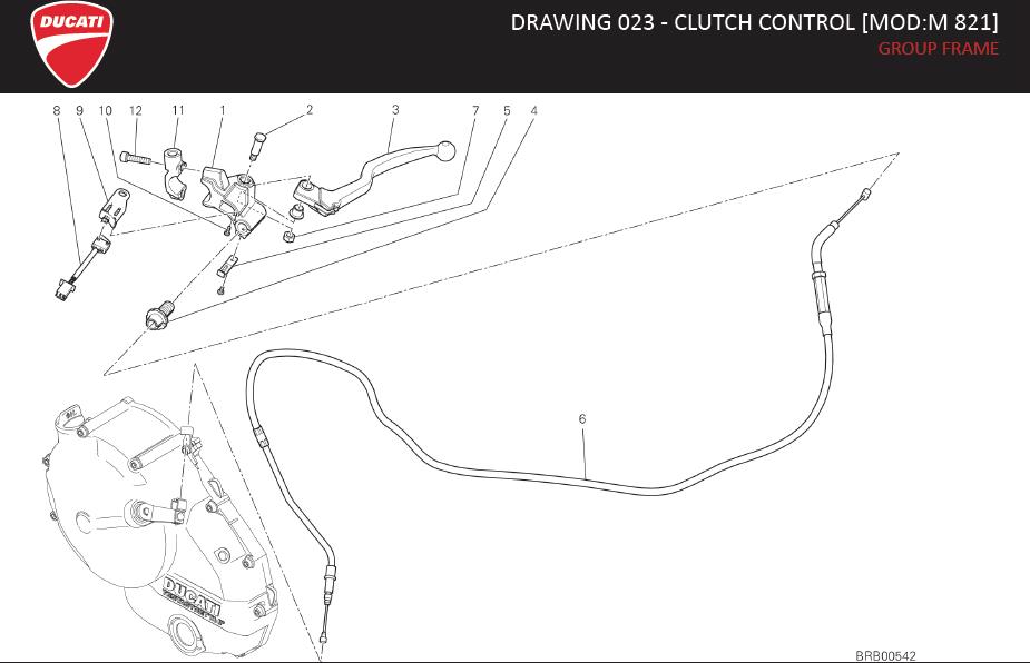 4DRAWING 023 - CLUTCH CONTROL [MOD:M 821]; GROUP FRAMEhttps://images.simplepart.com/images/parts/ducati/fullsize/MONSTER821_EN_USA_MY17096.jpg