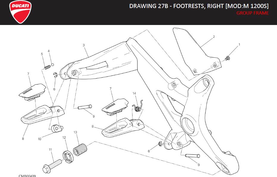 3DRAWING 27B - FOOTRESTS, RIGHT [MOD:M 1200S]; GROUP FRAMEhttps://images.simplepart.com/images/parts/ducati/fullsize/MONSTER_1200S_MY14_USA_EN_2014128.jpg