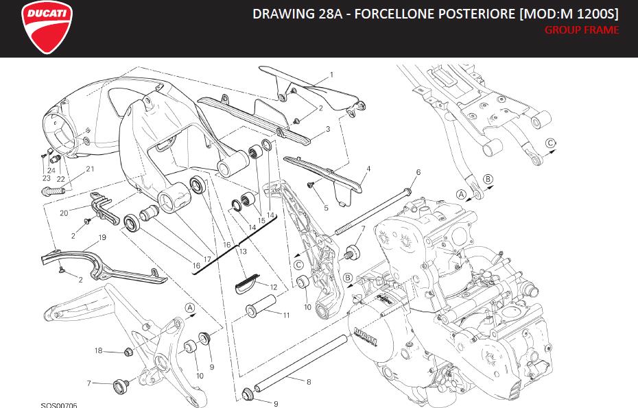 1DRAWING 28A - FORCELLONE POSTERIORE [MOD:M 1200S]; GROUP FRAMEhttps://images.simplepart.com/images/parts/ducati/fullsize/MONSTER_1200S_MY14_USA_EN_2014130.jpg