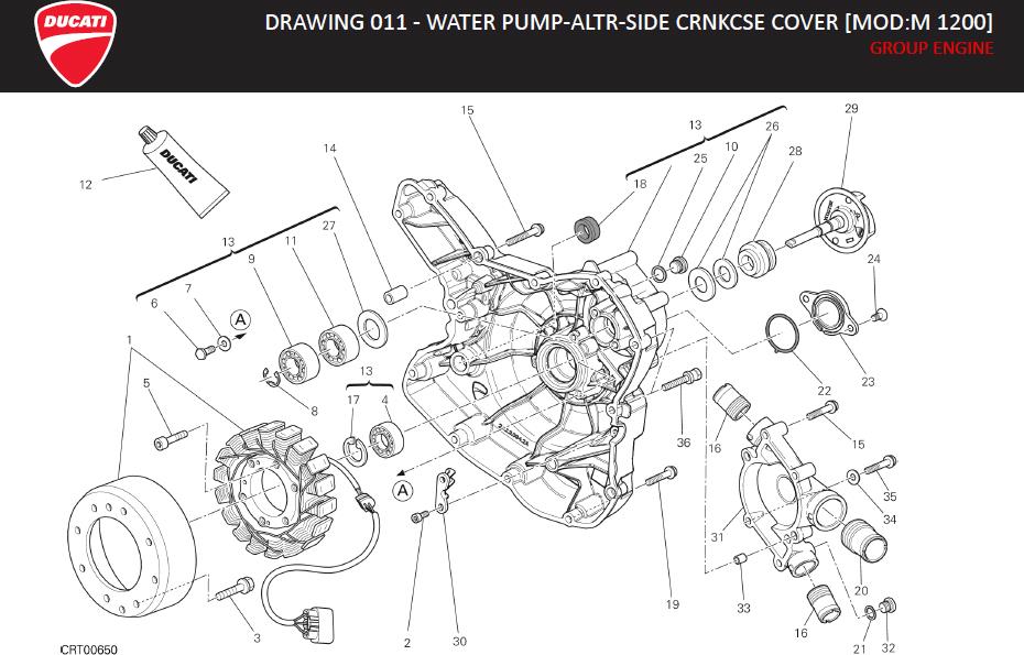 31DRAWING 011 - WATER PUMP-ALTR-SIDE CRNKCSE COVER [MOD:M 1200]; GROUP ENGINEhttps://images.simplepart.com/images/parts/ducati/fullsize/MONSTER_1200_MY14_USA_EN_2014042.jpg