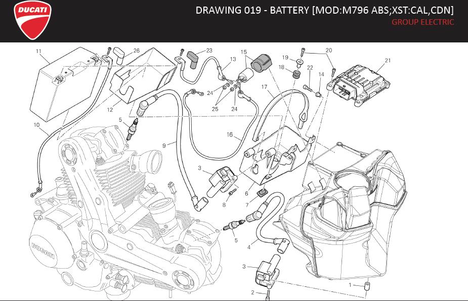 19DRAWING 019 - BATTERY [MOD:M796 ABS;XST:CAL,CDN]; GROUP ELECTRIChttps://images.simplepart.com/images/parts/ducati/fullsize/MONSTER_796ABS_USA_EN_MY14010.jpg