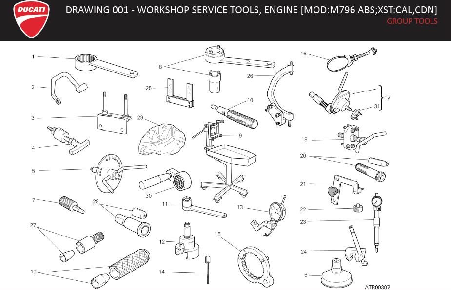 24DRAWING 001 - WORKSHOP SERVICE TOOLS, ENGINE [MOD:M796 ABS;XST:CAL,CDN]; GROUP TOOLShttps://images.simplepart.com/images/parts/ducati/fullsize/MONSTER_796ABS_USA_EN_MY14062.jpg