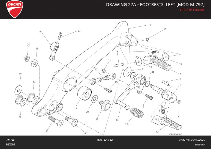 1DRAWING 27A - FOOTRESTS, LEFT [MOD:M 797]; GROUP FRAMEhttps://images.simplepart.com/images/parts/ducati/fullsize/MONSTER_797_EN_GB_MY18_DMH124.jpg