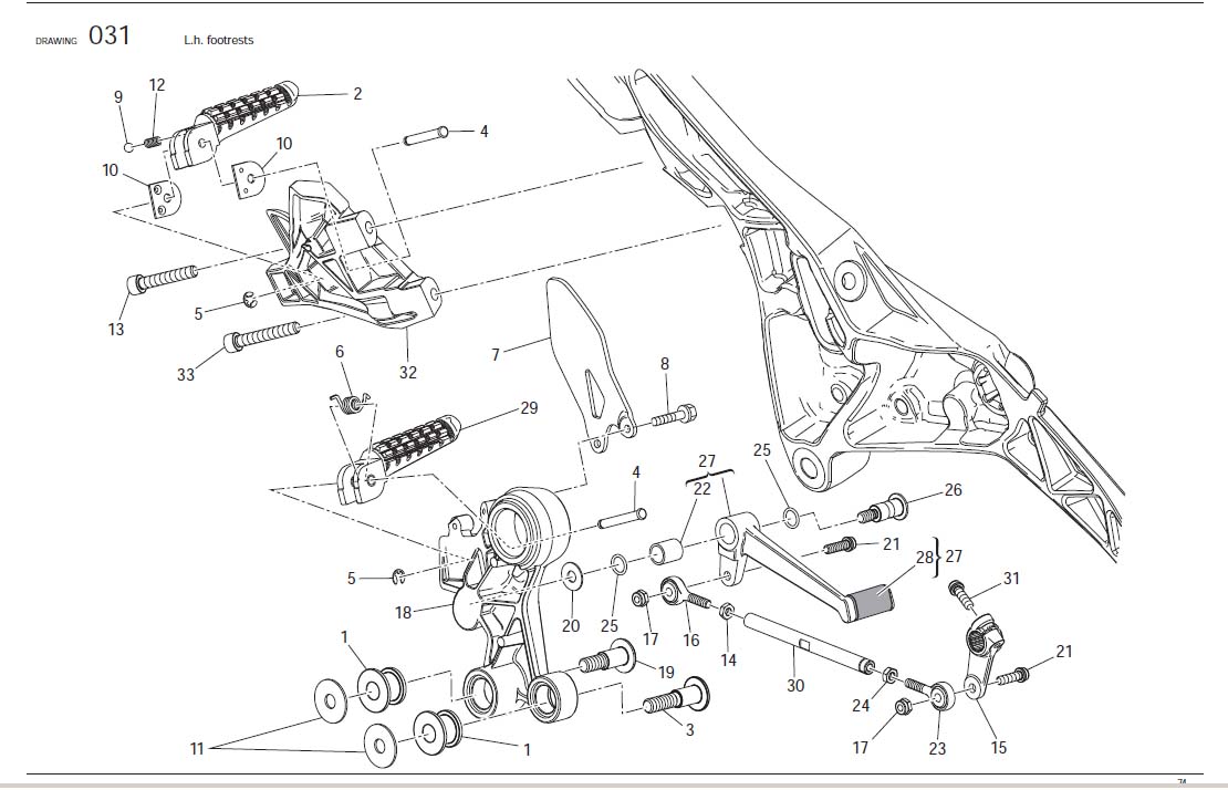 33L.h. footrestshttps://images.simplepart.com/images/parts/ducati/fullsize/MO_1100_EVO_ABS_USA_2012076.jpg