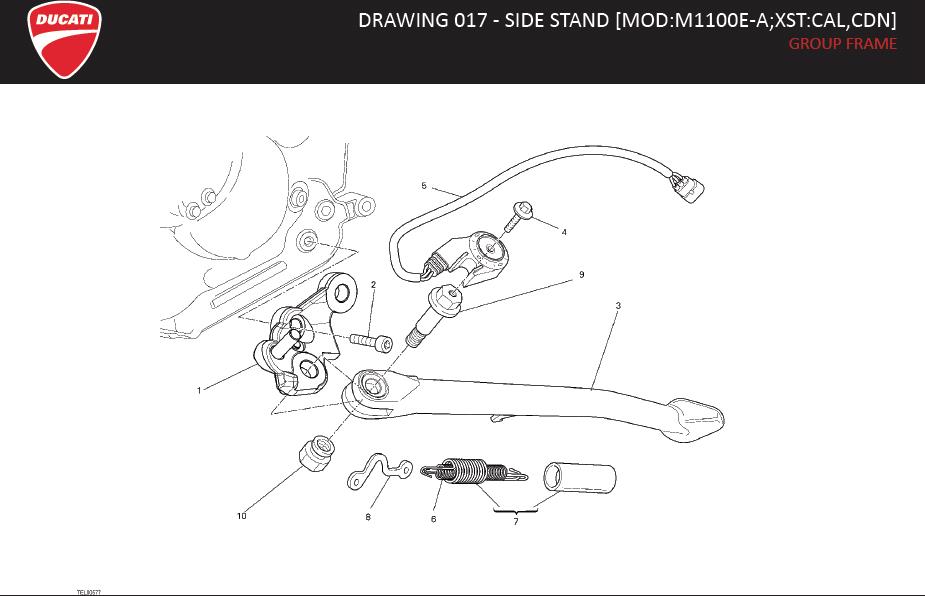 4DRAWING 017 - SIDE STAND [MOD:M1100E-A;XST:CAL,CDN]; GROUP FRAMEhttps://images.simplepart.com/images/parts/ducati/fullsize/MR_1100EVO_ABS_MY13_USA_EN076.jpg