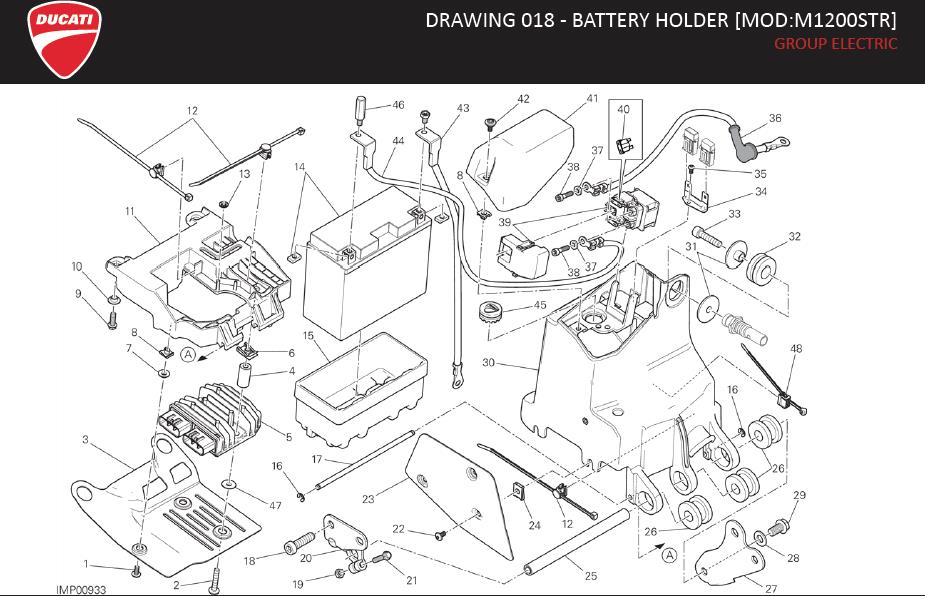 41DRAWING 018 - BATTERY HOLDER [MOD:M1200STR]; GROUP ELECTRIChttps://images.simplepart.com/images/parts/ducati/fullsize/MR_1200_STRIPES_MY15_USA010.jpg