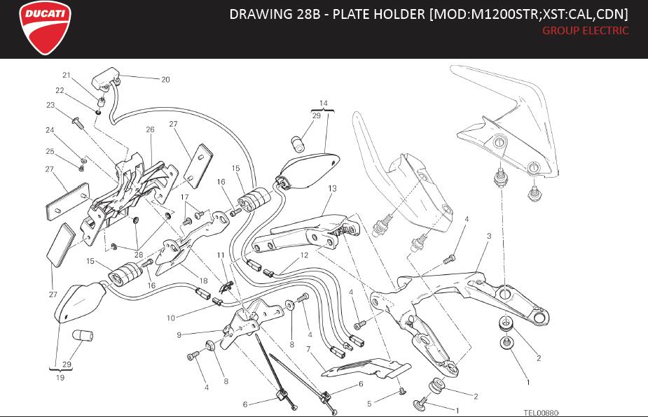 1DRAWING 28B - PLATE HOLDER [MOD:M1200STR;XST:CAL,CDN]; GROUP ELECTRIChttps://images.simplepart.com/images/parts/ducati/fullsize/MR_1200_STRIPES_MY15_USA020.jpg