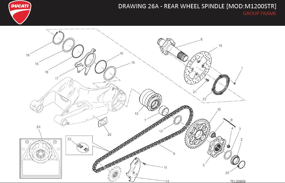 17DRAWING 26A - REAR WHEEL SPINDLE [MOD:M1200STR]; GROUP FRAMEhttps://images.simplepart.com/images/parts/ducati/fullsize/MR_1200_STRIPES_MY15_USA124.jpg