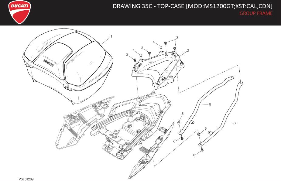 5DRAWING 35C - TOP-CASE [MOD:MS1200GT;XST:CAL,CDN]; GROUP FRAMEhttps://images.simplepart.com/images/parts/ducati/fullsize/MS1200S_GT_MY13_USA_EN140.jpg