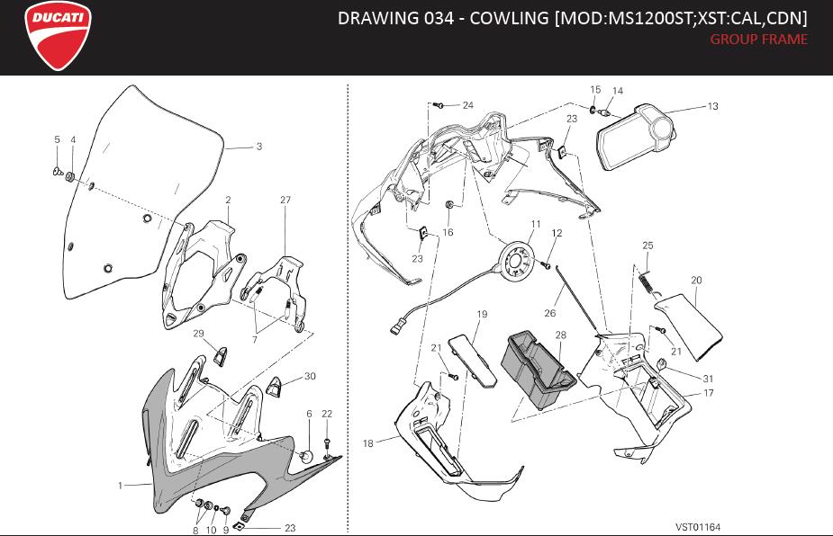 31DRAWING 034 - COWLING [MOD:MS1200ST;XST:CAL,CDN]; GROUP FRAMEhttps://images.simplepart.com/images/parts/ducati/fullsize/MS1200S_TOURING_MY13_USA_EN110.jpg