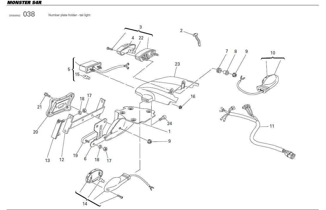 10Number plate holder - tail lighthttps://images.simplepart.com/images/parts/ducati/fullsize/MS4R_USA_2006090.jpg