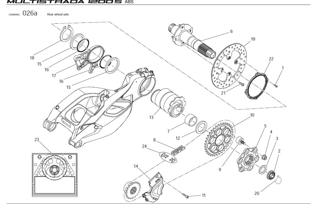 13Rear wheel axlehttps://images.simplepart.com/images/parts/ducati/fullsize/MTS1200SABS_USA_2010078.jpg