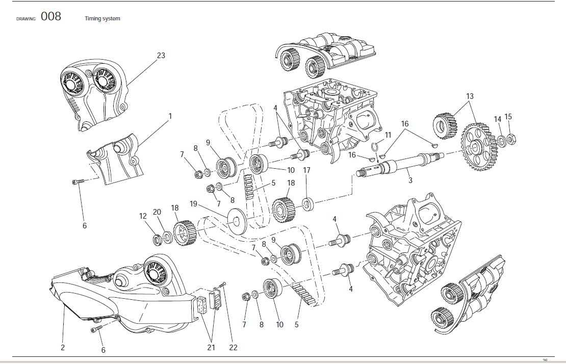 Diagram Timing system for your Ducati