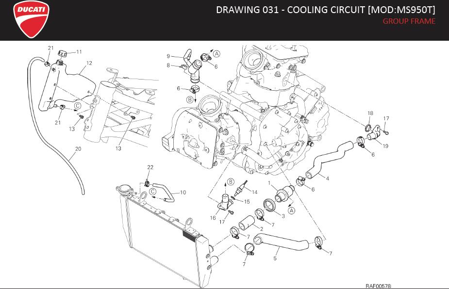 5DRAWING 031 - COOLING CIRCUIT [MOD:MS950T]; GROUP FRAMEhttps://images.simplepart.com/images/parts/ducati/fullsize/MTS950_EN_US_MY17108.jpg