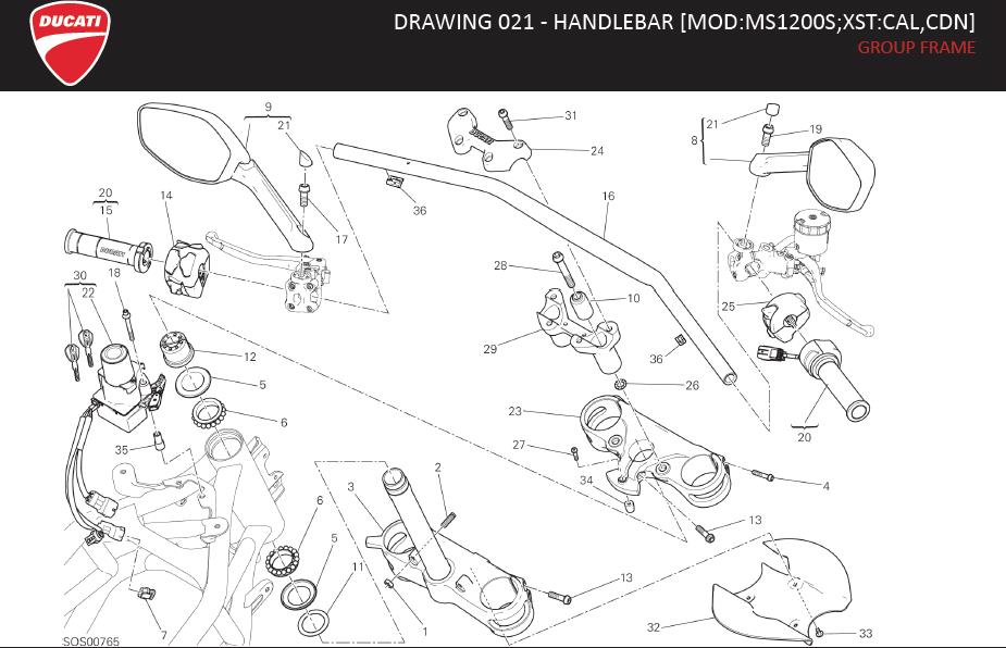 32DRAWING 021 - HANDLEBAR [MOD:MS1200S;XST:CAL,CDN]; GROUP FRAMEhttps://images.simplepart.com/images/parts/ducati/fullsize/MTS_1200S_MY15_USA_EN082.jpg