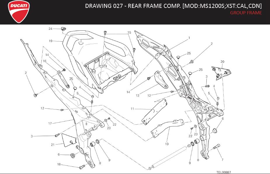 24DRAWING 027 - REAR FRAME COMP. [MOD:MS1200S;XST:CAL,CDN]; GROUP FRAMEhttps://images.simplepart.com/images/parts/ducati/fullsize/MTS_1200S_MY15_USA_EN098.jpg