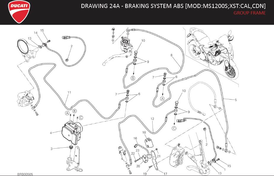 14DRAWING 24A - BRAKING SYSTEM ABS [MOD:MS1200S;XST:CAL,CDN]; GROUP FRAMEhttps://images.simplepart.com/images/parts/ducati/fullsize/MTS_1200S_MY15_USA_EN124.jpg