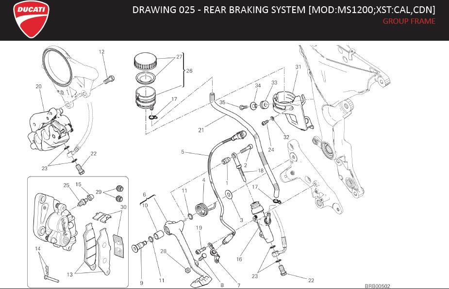 6DRAWING 025 - REAR BRAKING SYSTEM [MOD:MS1200;XST:CAL,CDN]; GROUP FRAMEhttps://images.simplepart.com/images/parts/ducati/fullsize/MTS_1200_MY15_USA_EN094.jpg