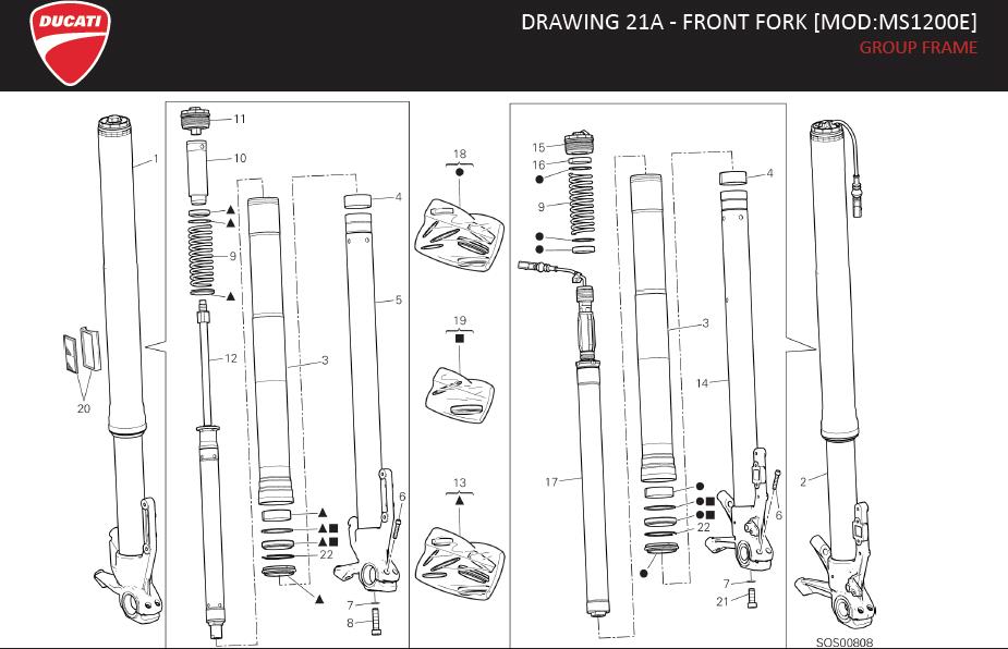 4DRAWING 21A - FRONT FORK [MOD:MS1200E]; GROUP FRAMEhttps://images.simplepart.com/images/parts/ducati/fullsize/MULTISTRADA1200ENDURO_EN_US_MY17130.jpg