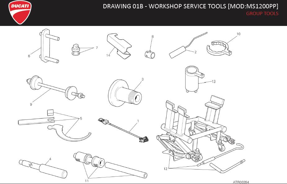 2DRAWING 01B - WORKSHOP SERVICE TOOLS [MOD:MS1200PP]; GROUP TOOLShttps://images.simplepart.com/images/parts/ducati/fullsize/MULTISTRADA1200SPIKESPEAK_EN_US_MY17074.jpg