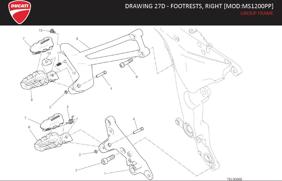 1DRAWING 27D - FOOTRESTS, RIGHT [MOD:MS1200PP]; GROUP FRAMEhttps://images.simplepart.com/images/parts/ducati/fullsize/MULTISTRADA1200SPIKESPEAK_EN_US_MY17140.jpg