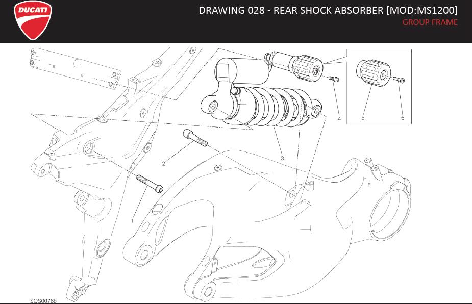 1DRAWING 028 - REAR SHOCK ABSORBER [MOD:MS1200]; GROUP FRAMEhttps://images.simplepart.com/images/parts/ducati/fullsize/MULTISTRADA1200_EN_US_MY17110.jpg