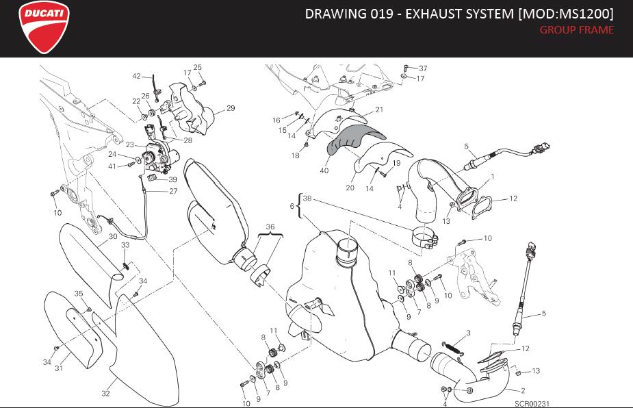 30DRAWING 019 - EXHAUST SYSTEM [MOD:MS1200]; GROUP FRAMEhttps://images.simplepart.com/images/parts/ducati/fullsize/MULTISTRADA_1200ABS_MY16_USA_EN086.jpg