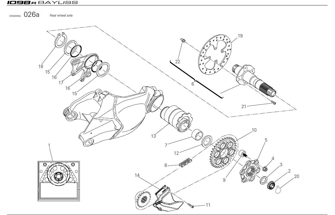 19Rear wheel axlehttps://images.simplepart.com/images/parts/ducati/fullsize/SBK1098RBAYLISS_USA_2009074.jpg