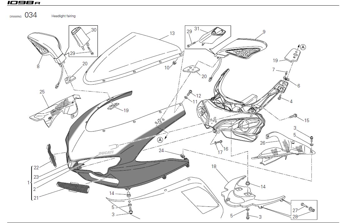 13Headlight fairinghttps://images.simplepart.com/images/parts/ducati/fullsize/SBK1098R_USA_2009096.jpg