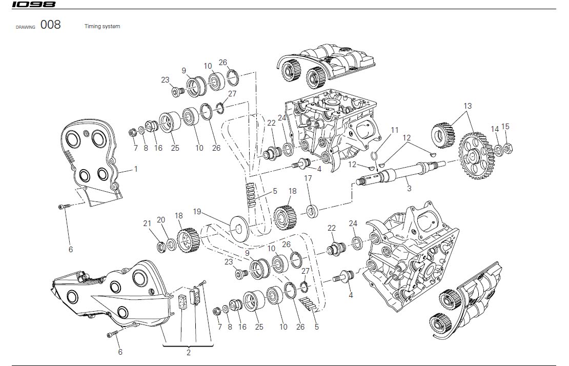 Diagram Timing system for your Ducati