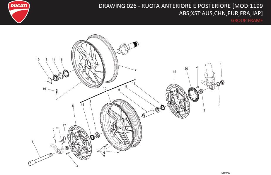 11DRAWING 026 - RUOTA ANTERIORE E POSTERIORE [MOD:1199; ABS;XST:AUS,CHN,EUR,FRA,JAP]; GROUP FRAMEhttps://images.simplepart.com/images/parts/ducati/fullsize/SBK1199_ABS_PANIGALE_MY13_EN166.jpg