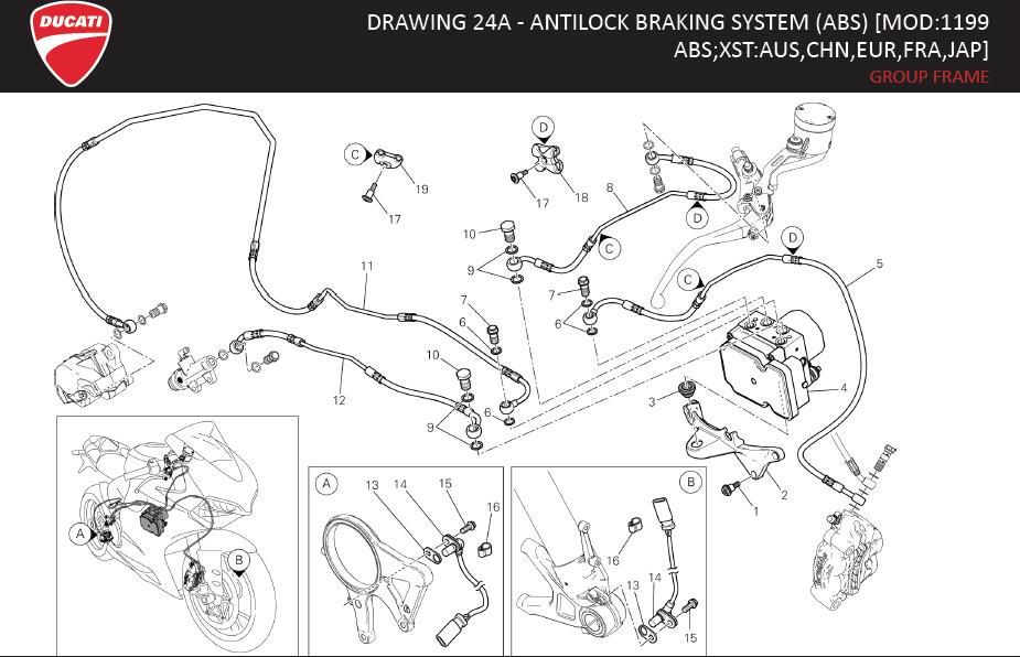 2DRAWING 24A - ANTILOCK BRAKING SYSTEM (ABS) [MOD:1199; ABS;XST:AUS,CHN,EUR,FRA,JAP]; GROUP FRAMEhttps://images.simplepart.com/images/parts/ducati/fullsize/SBK1199_ABS_PANIGALE_MY13_EN218.jpg