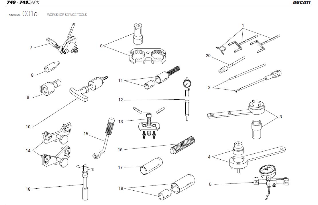 14WORKSHOP SERVICE TOOLShttps://images.simplepart.com/images/parts/ducati/fullsize/SBK749_749DARK_USA_2006010.jpg