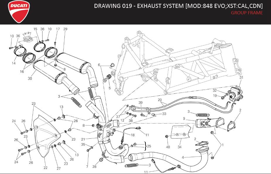 38DRAWING 019 - EXHAUST SYSTEM [MOD:848 EVO;XST:CAL,CDN]; GROUP FRAMEhttps://images.simplepart.com/images/parts/ducati/fullsize/SBK848_EVO_MY13_USA_EN_076.jpg