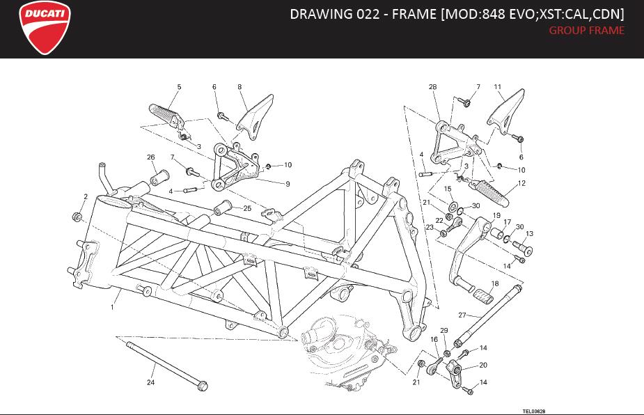 16DRAWING 022 - FRAME [MOD:848 EVO;XST:CAL,CDN]; GROUP FRAMEhttps://images.simplepart.com/images/parts/ducati/fullsize/SBK848_EVO_MY13_USA_EN_082.jpg