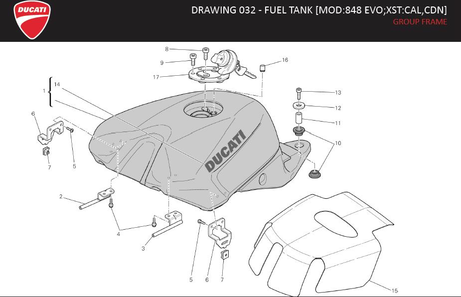 17DRAWING 032 - FUEL TANK [MOD:848 EVO;XST:CAL,CDN]; GROUP FRAMEhttps://images.simplepart.com/images/parts/ducati/fullsize/SBK848_EVO_MY13_USA_EN_104.jpg