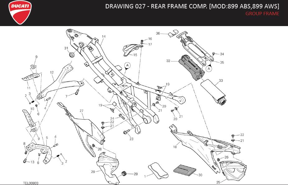 15DRAWING 027 - REAR FRAME COMP. [MOD:899 ABS,899 AWS]; GROUP FRAMEhttps://images.simplepart.com/images/parts/ducati/fullsize/SBK899_USA_MY15_EN098.jpg