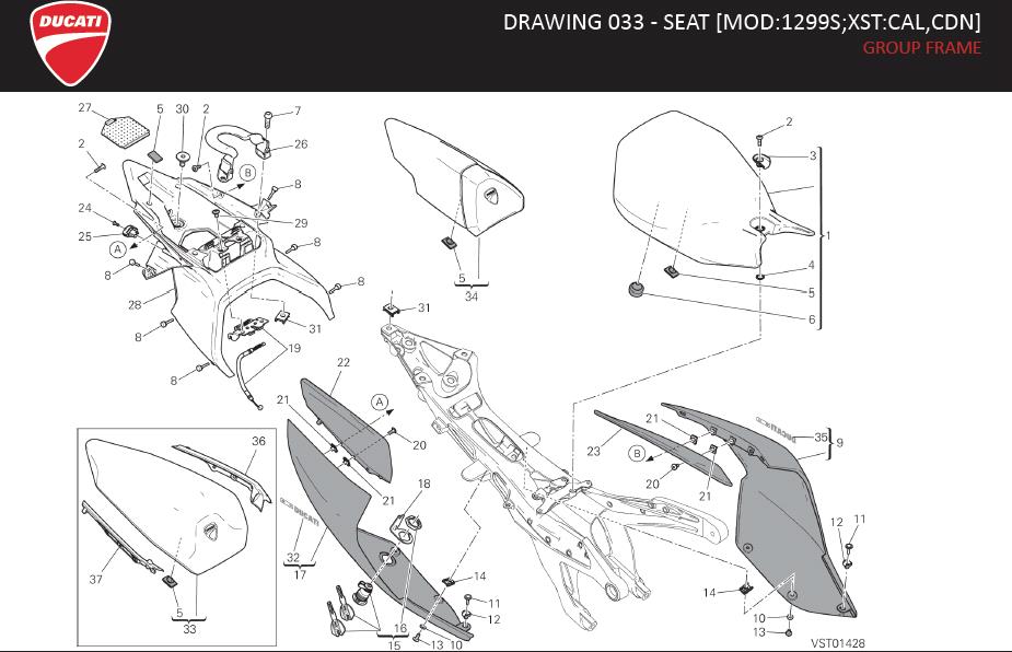 37DRAWING 033 - SEAT [MOD:1299S;XST:CAL,CDN]; GROUP FRAMEhttps://images.simplepart.com/images/parts/ducati/fullsize/SBK_1299S_MY15_USA_EN120.jpg