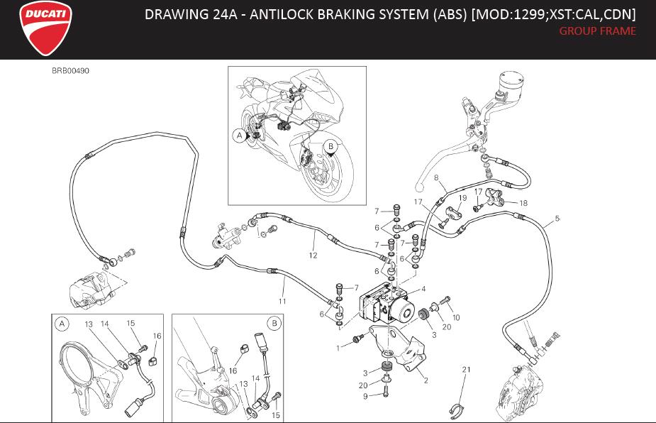 11DRAWING 24A - ANTILOCK BRAKING SYSTEM (ABS) [MOD:1299;XST:CAL,CDN]; GROUP FRAMEhttps://images.simplepart.com/images/parts/ducati/fullsize/SBK_1299_MY15_USA_EN128.jpg