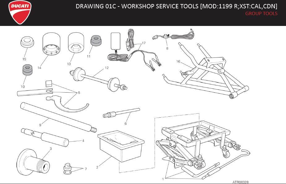 14DRAWING 01C - WORKSHOP SERVICE TOOLS [MOD:1199 R;XST:CAL,CDN]; GROUP TOOLShttps://images.simplepart.com/images/parts/ducati/fullsize/SBK_PANIGALE_R_MY15_USA_EN076.jpg