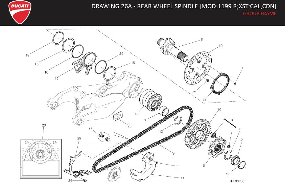 10DRAWING 26A - REAR WHEEL SPINDLE [MOD:1199 R;XST:CAL,CDN]; GROUP FRAMEhttps://images.simplepart.com/images/parts/ducati/fullsize/SBK_PANIGALE_R_MY15_USA_EN130.jpg