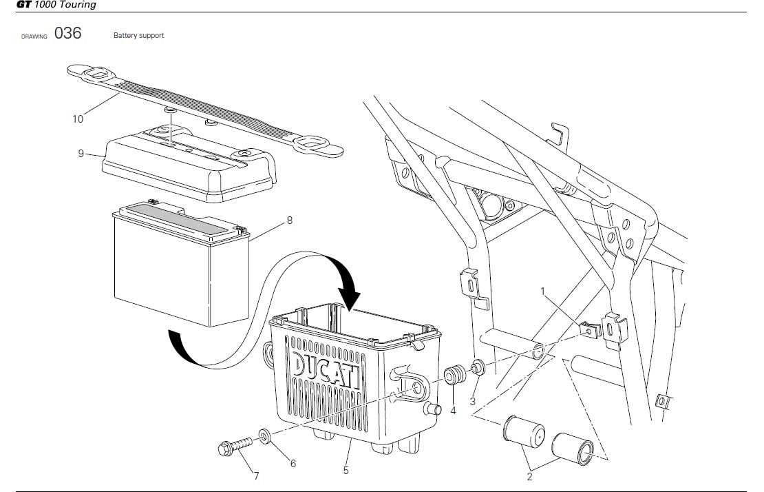 9Battery supporthttps://images.simplepart.com/images/parts/ducati/fullsize/SCGT1000TOURING_USA_2009084.jpg