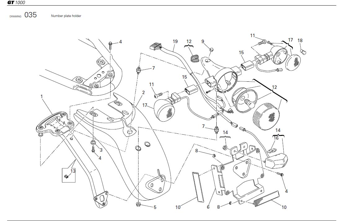 11Number plate holderhttps://images.simplepart.com/images/parts/ducati/fullsize/SCGT1000_USA_2007080.jpg