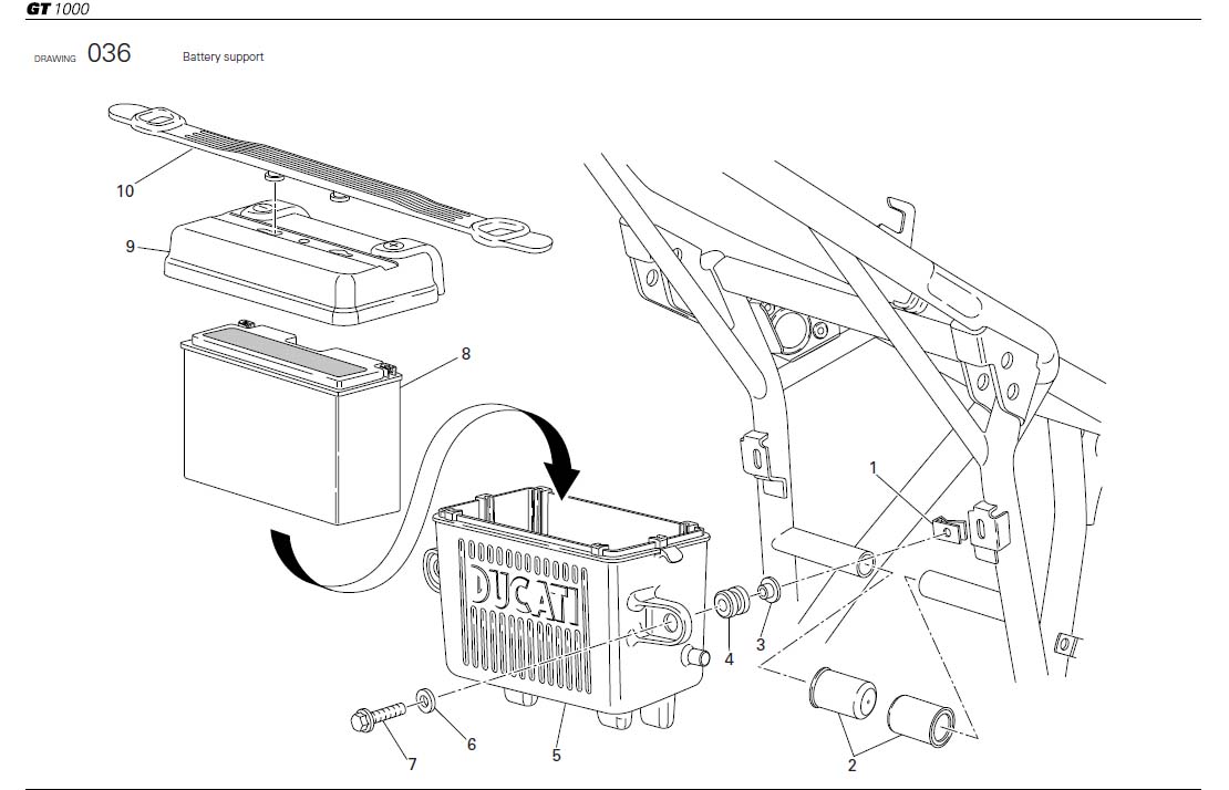 9Battery supporthttps://images.simplepart.com/images/parts/ducati/fullsize/SCGT1000_USA_2007082.jpg