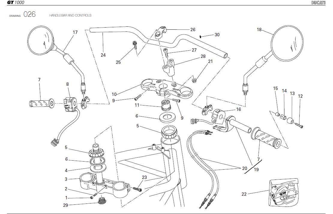 26HANDLEBAR AND CONTROLShttps://images.simplepart.com/images/parts/ducati/fullsize/SCGT1000_USA_2009064.jpg